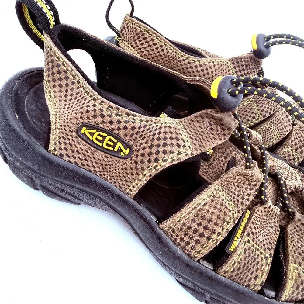 Keen Boys Newport Brown Waterproof Sandals Size 12